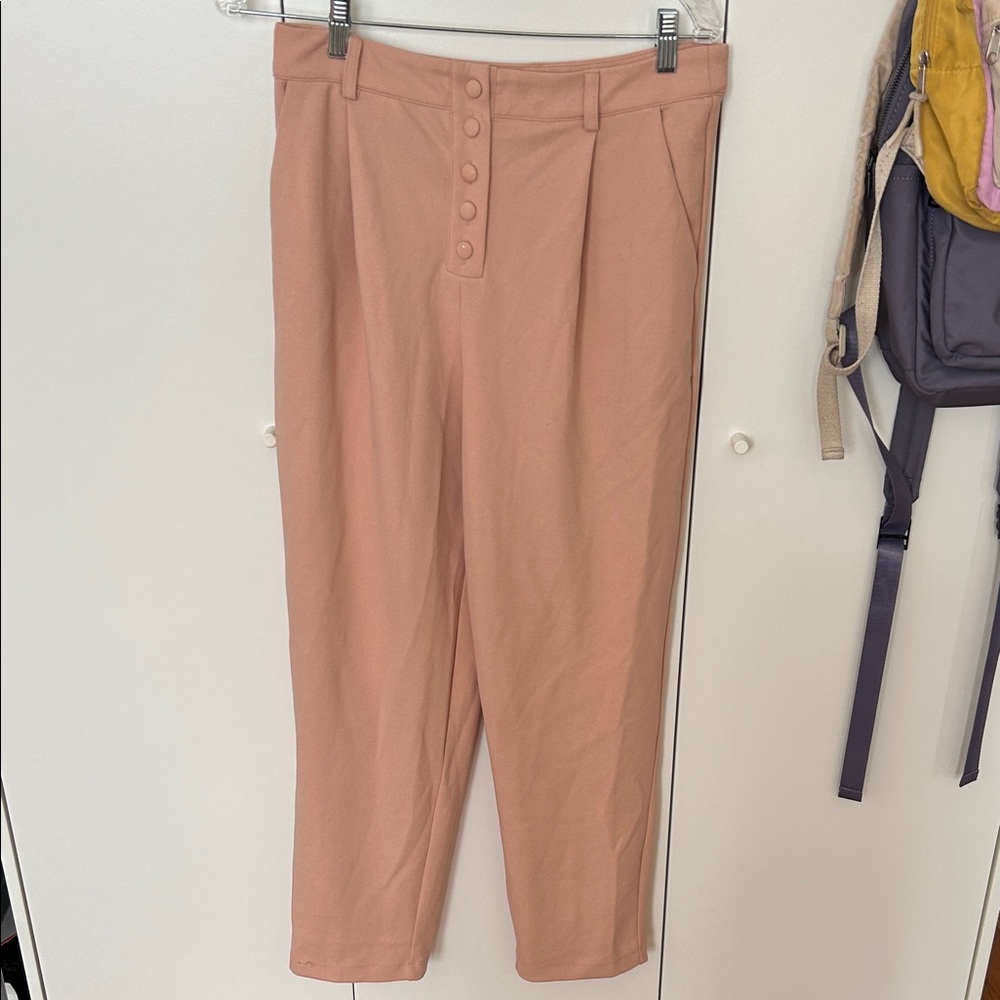Forever 21 Blush Pink Trousers (part of a set)